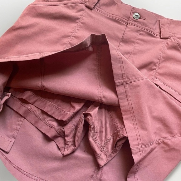 Duluth Trading Co. Women's Dry on the Fly Skort Size 8 Pink/Mauve Hiking Active - Picture 2 of 6